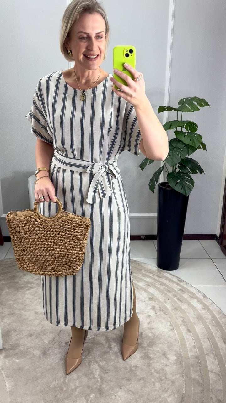 Vestido Alfaiataria VIviane | 100% Linho