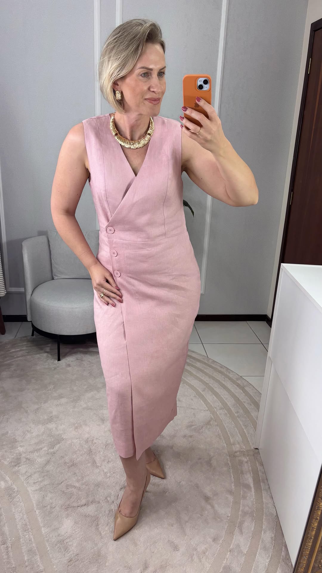 Vestido Alfaiataria Beth | 100% Linho